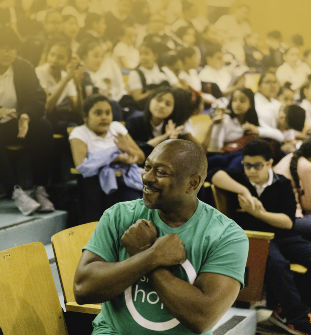 Students in a classroom