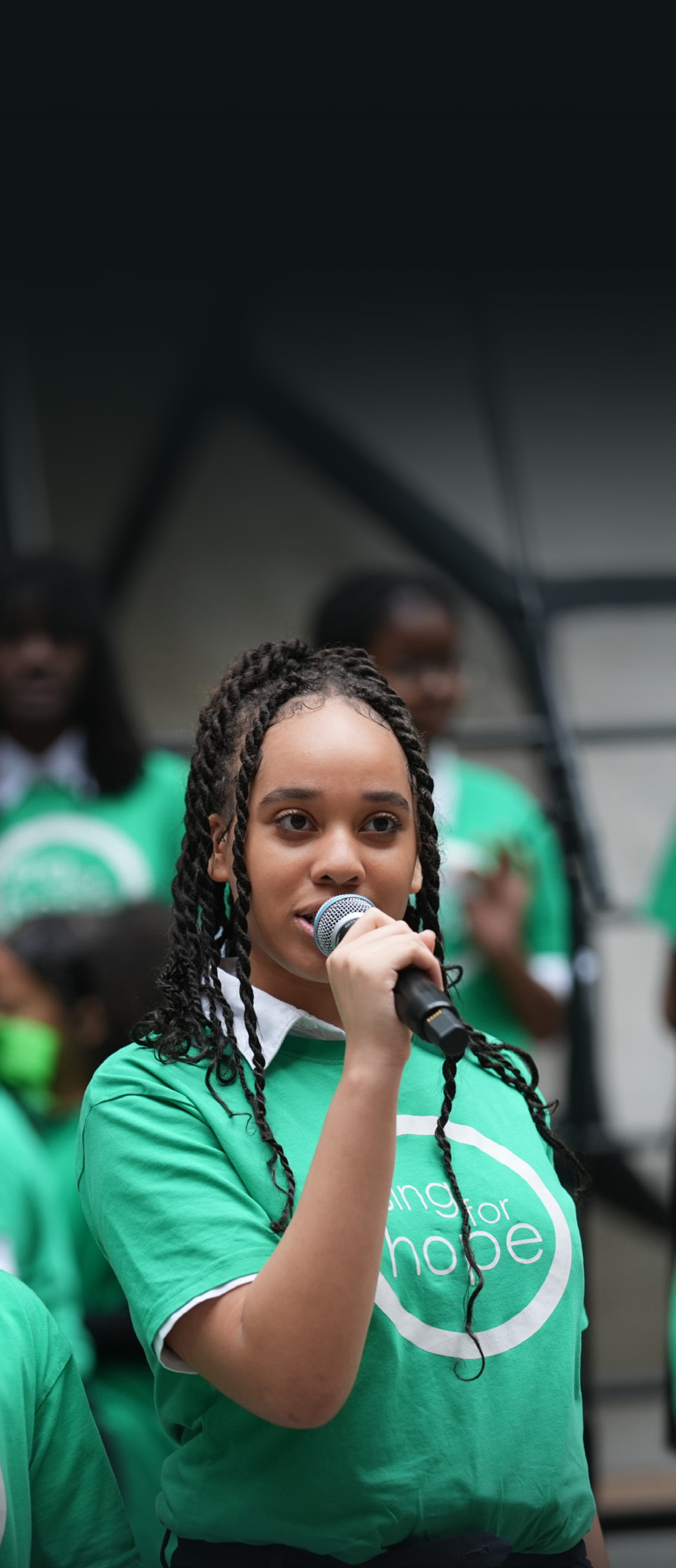 Milan Nicholson singing