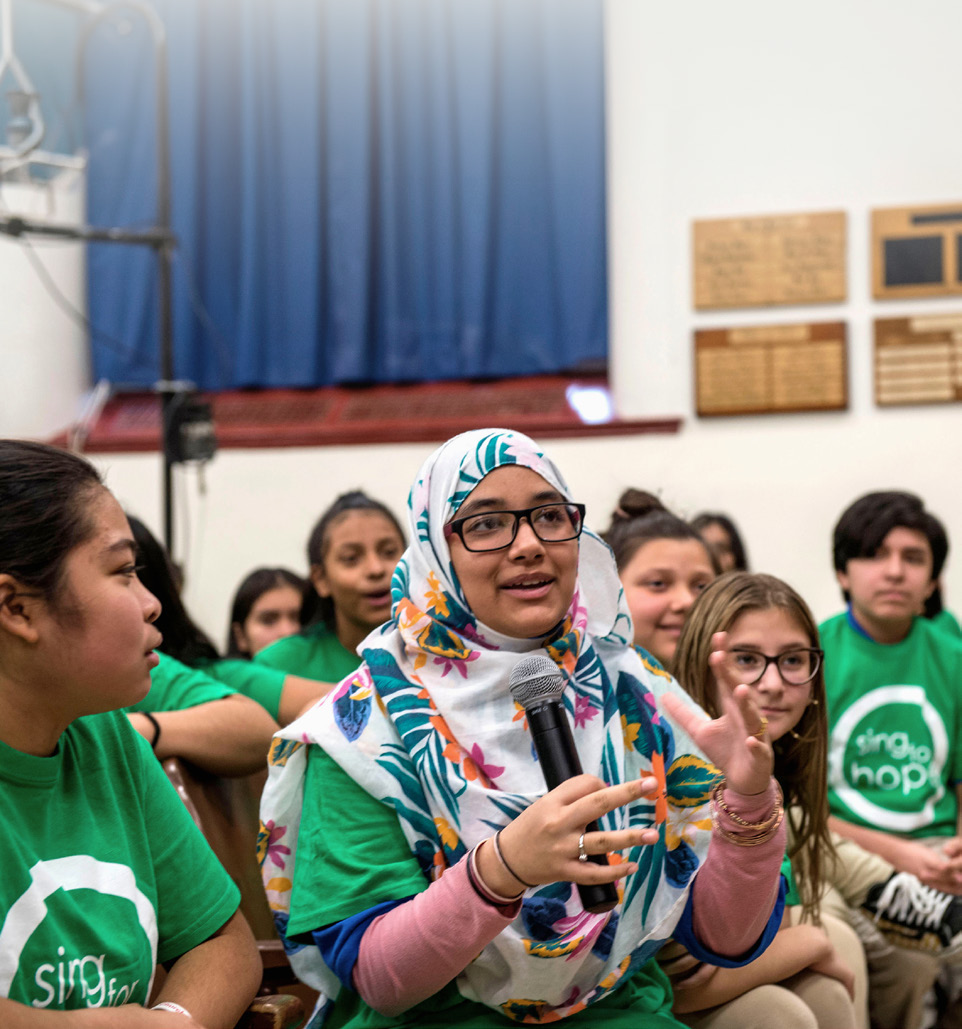 Students in discussion