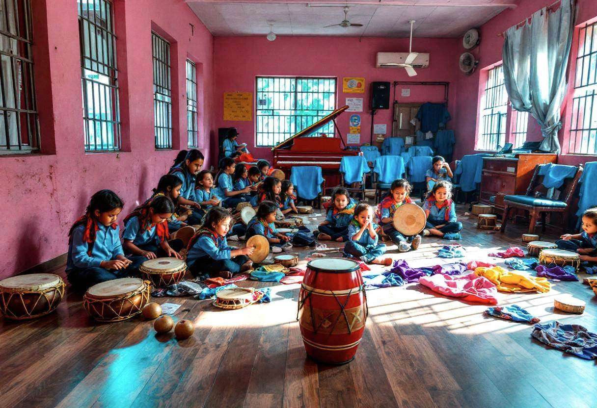 Wooden drums