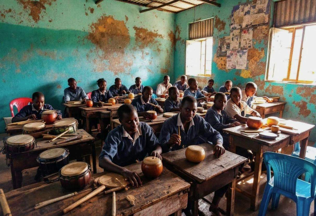 West African hand drums