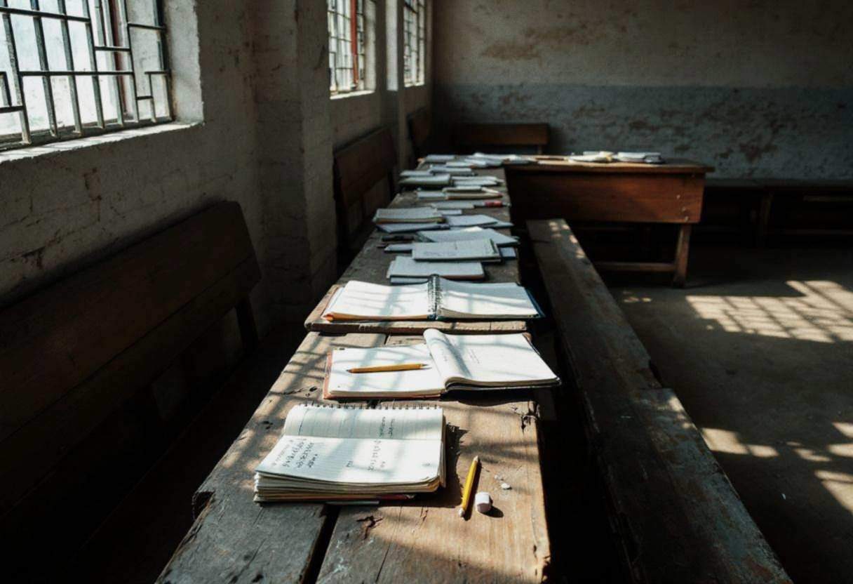 Notebooks with handwritten story drafts